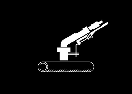 Komet Pivot Software - Gun on top of pipe